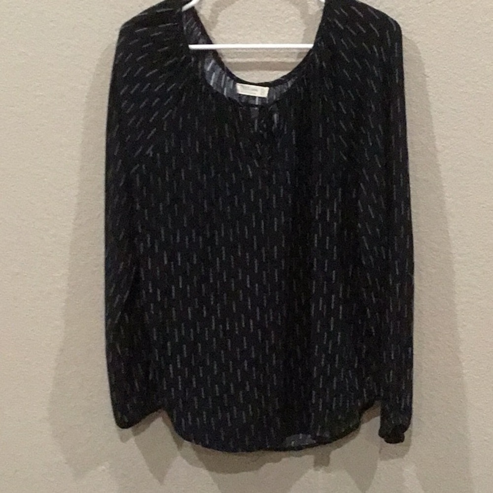 Gently worn navy blouse